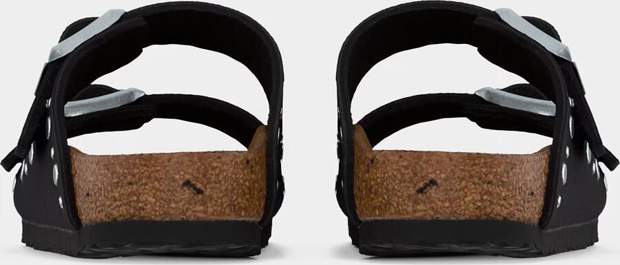 Birkenstock Kid's Arizona Rivet Border Synthetik Sandalen Narrow zwart - Foto 7