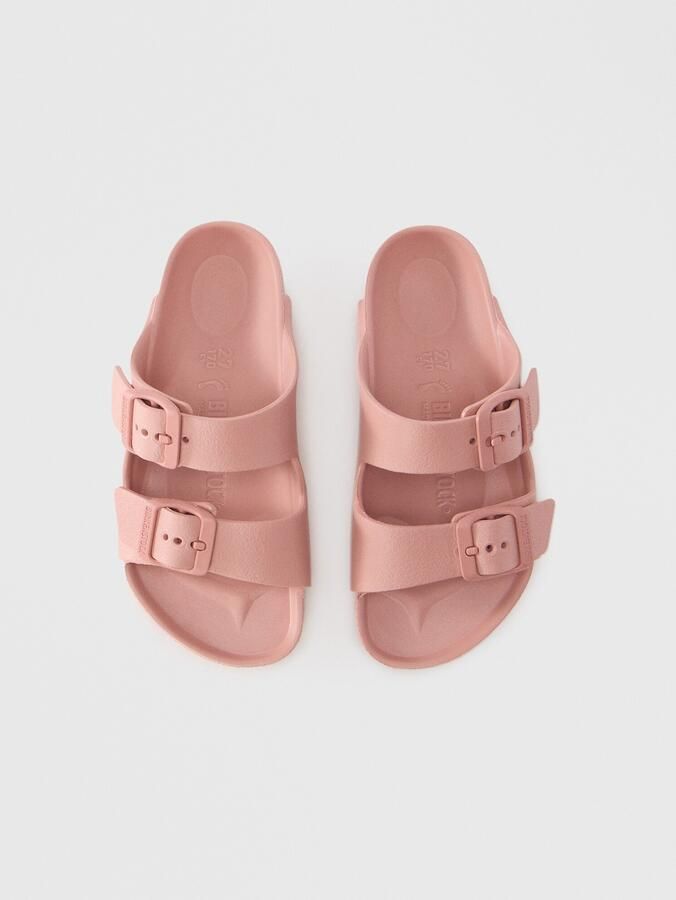 Birkenstock Arizona Slippers en Sandalen Peuter Roze Plastic - Foto 6