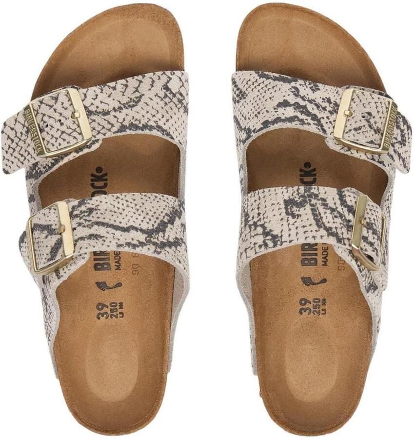 Birkenstock Huisschoenen van echt leer model 'Arizona' - Foto 15