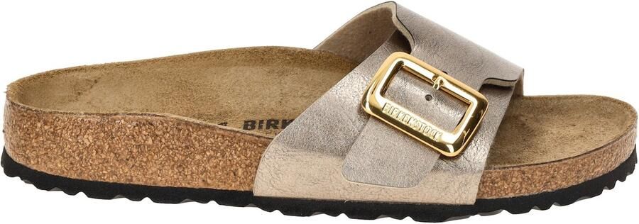 BIRKENSTOCK Slippers Dames Catalina Cushion Buckle Leatherlook Goud - Foto 15