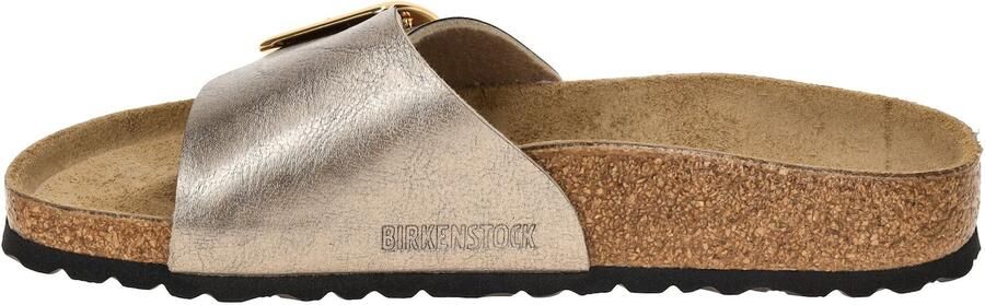 BIRKENSTOCK Slippers Dames Catalina Cushion Buckle Leatherlook Goud - Foto 16