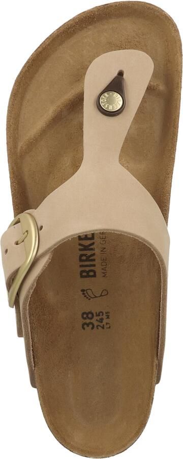 Birkenstock Gizeh Big Buckle Nubuck Leather Regular - Foto 6