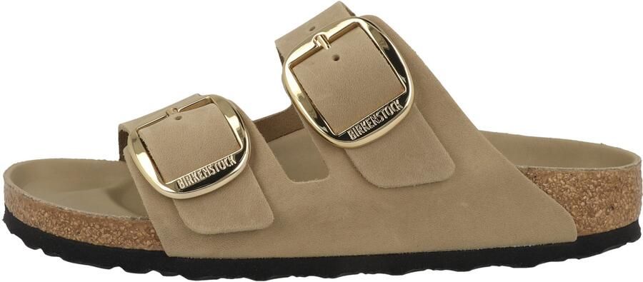 BIRKENSTOCK Slippers Dames Arizona Big Buckle Leer Beige - Foto 13
