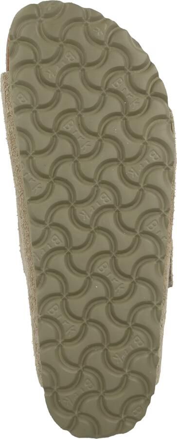 Birkenstock Narrow Arizona Suede Leather Faded Khaki - Foto 8