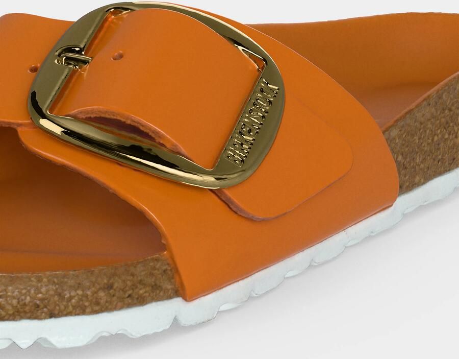 BIRKENSTOCK Sandalen 'Madrid' donkeroranje - Foto 4