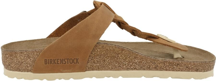 Birkenstock "Gizeh Olie Gewaxt Leren Sandalen voor Dames" Bruin Dames - Foto 8