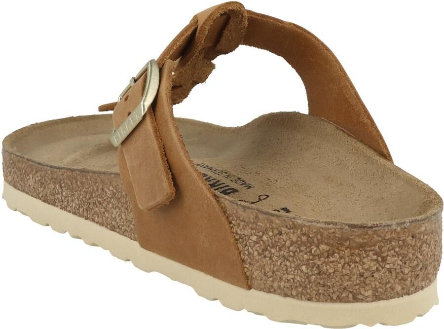 Birkenstock "Gizeh Olie Gewaxt Leren Sandalen voor Dames" Bruin Dames - Foto 4