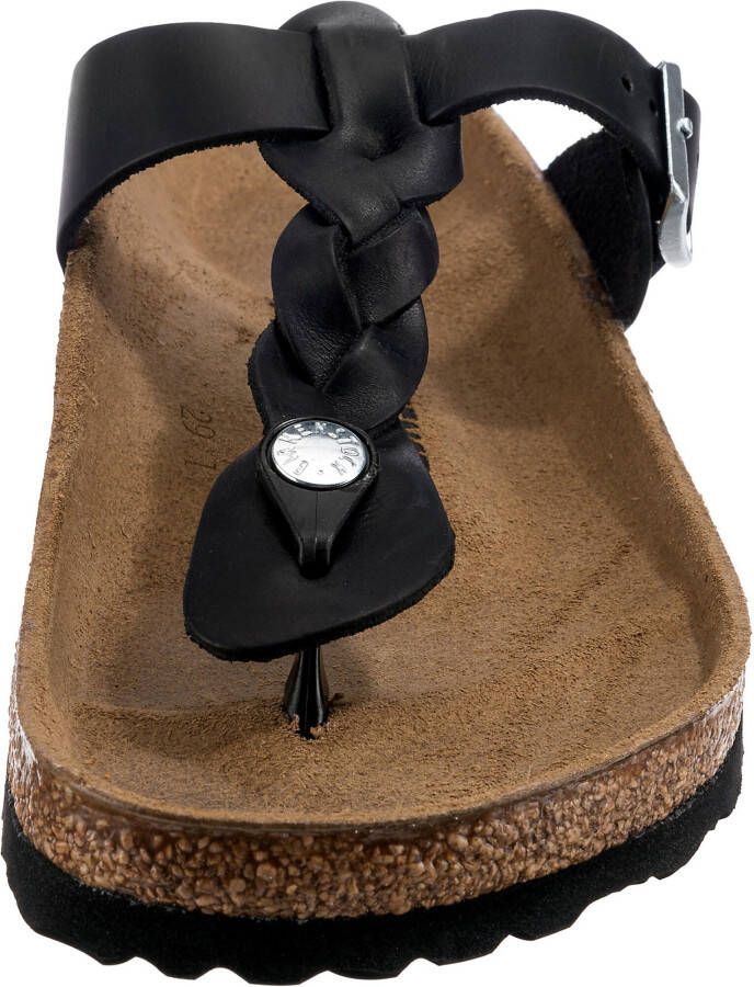 Birkenstock Klapki damskie Gizeh Braided 1021349 Zwart Dames - Foto 6