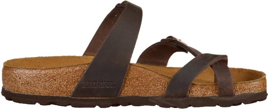 Birkenstock Women's Mayari Natural Leather Oiled Sandalen Regular bruin beige - Foto 18
