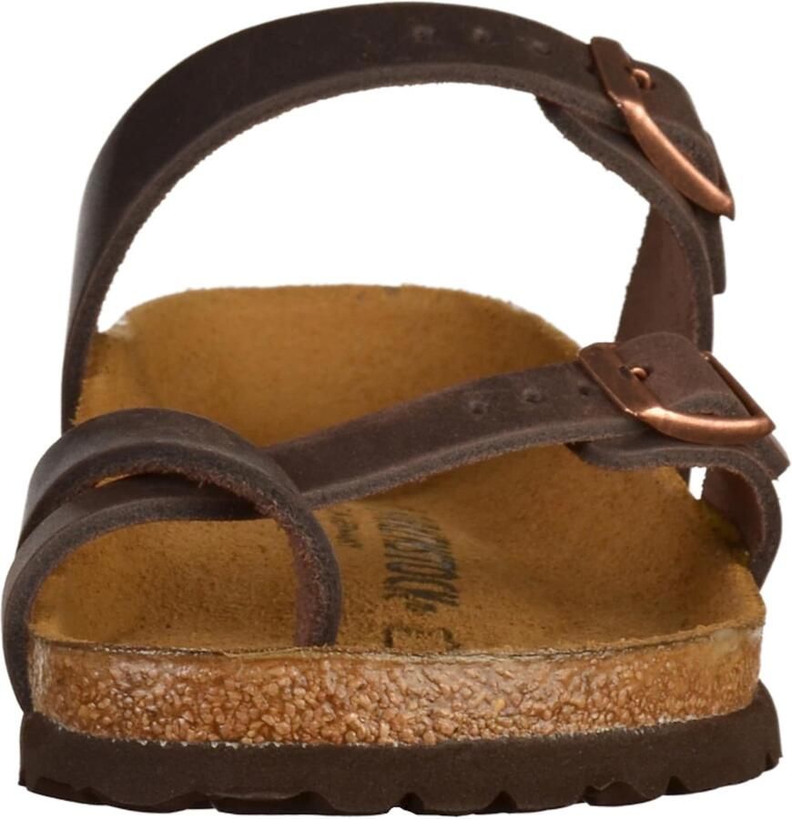 Birkenstock Women's Mayari Natural Leather Oiled Sandalen Regular bruin beige - Foto 16