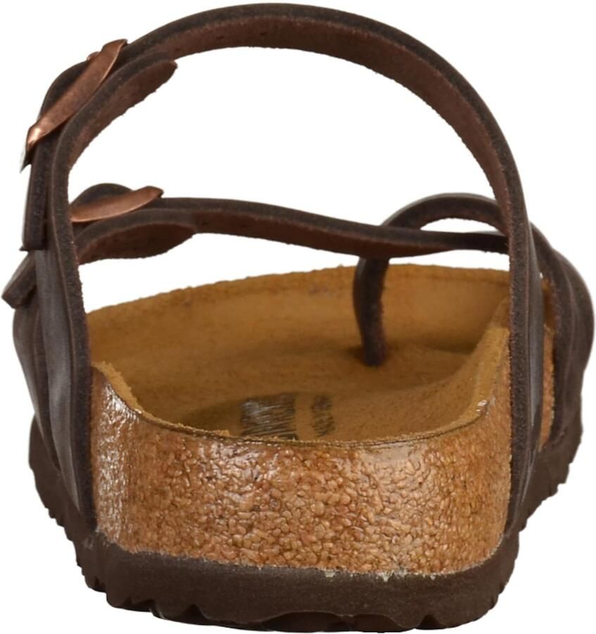 Birkenstock Women's Mayari Natural Leather Oiled Sandalen Regular bruin beige - Foto 17