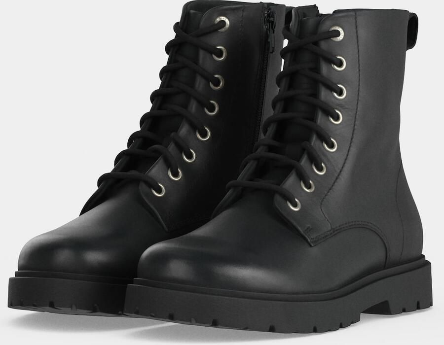 Birkenstock Veterlaars van runder nappa met profielzool - Foto 4
