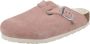 Birkenstock Lammfell-Leder-Clogs Pink Dames - Thumbnail 1