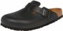 Birkenstock slipper BOSTON Black narrow Naturleder Smooth Leather - Thumbnail 4