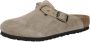 Birkenstock Klompen Boston Braided LEOI LEVE Taupe - Thumbnail 3