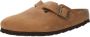 Birkenstock Boston Slippers Cognac Narrow Fit Unisex - Thumbnail 4