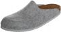 Birkenstock Amsterdam Light Gray narrow VEG Felt Wooly Home Unisex Pantoffels Lichtgrijs - Thumbnail 5