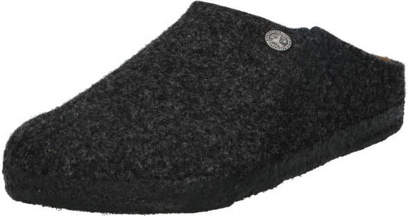 Birkenstock Zermatt Pantoffels Anthracite Regular fit | Zwart | Wolvilt - Foto 8