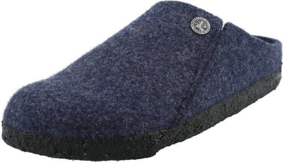 Birkenstock Zermatt Pantoffels Dark Blue Narrow fit | Blauw | Wolvilt - Foto 14