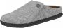 Birkenstock Zermatt narrow Filz Shearling Cozy Home Dames Pantoffels Light Grey - Thumbnail 4