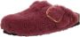 Birkenstock Boston Big Buckle Teddy Rivet Logo OS Slides Pink Dames - Thumbnail 2