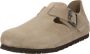 Birkenstock London Instappers Taupe Narrow fit | Taupe | Suede - Thumbnail 4