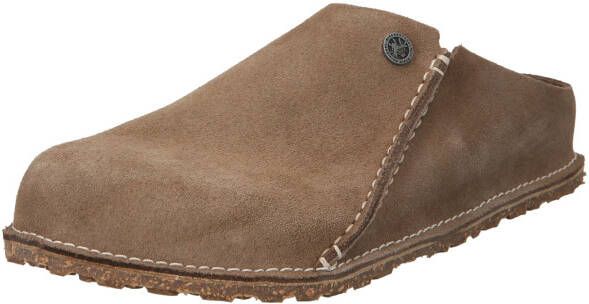 Birkenstock Zermatt Premium Suede Leather Pantoffels Regular beige - Foto 3