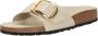 Birkenstock Madrid Big Buckle Natural Leather Patent Narrow - Thumbnail 4