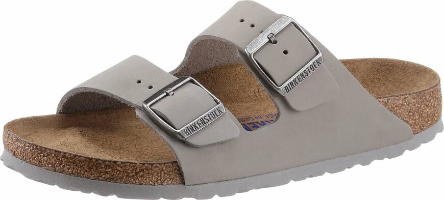 Birkenstock Arizona Dames Slippers Dove Gray Narrow fit | Grijs | Nubuck - Foto 6