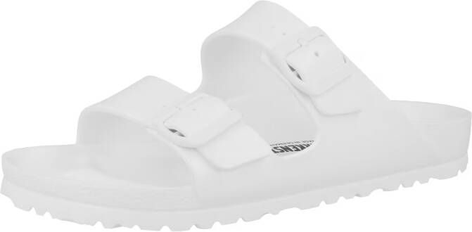 Birkenstock Witte Rubberen Slipper Dubbele Gespsluiting White - Foto 15