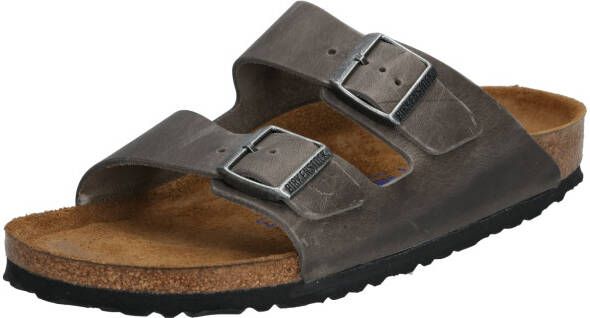 Birkenstock Arizona Slippers Iron Narrow fit | Grijs | Leer - Foto 20