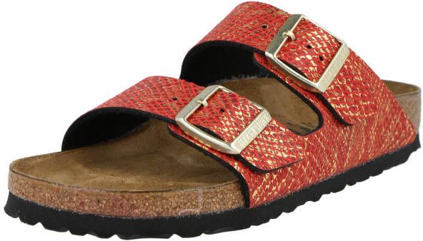 Birkenstock Arizona Dames Slippers Shiny Python Red Narrow-fit – maat 41 -  Schoenen.nl