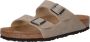 Birkenstock Arizona SYN Vegan Sandalen Regular bruin beige - Thumbnail 2