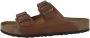 Birkenstock Slipper Arizona 1019075 Ginger Brown Natuurleer Smal 10½ - Thumbnail 3