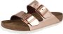 Birkenstock Arizona natuurleer metallic copper zacht voetbed regular sandalen dames (952091) - Thumbnail 6