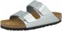 Birkenstock Arizona Dames Slippers Birko-flor Zilver Regular-fit – - Thumbnail 3