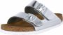 Birkenstock Arizona Dames Slippers Metallic Silver Regular fit | Zilver | Leer - Thumbnail 2