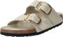 Birkenstock Arizona Big Buckle Natural Leather Patent High Shine Ecru Narrow - Thumbnail 2