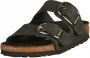 Birkenstock Damessandalen Arizona Big Buckle Natural Leather Oiled Etroit Zwart Dames - Thumbnail 5