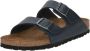 Birkenstock Arizona Slippers Oiled Leather Blue Normale Pasvorm Mannen - Thumbnail 9