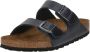Birkenstock Arizona Slippers Oiled Leather Blue Normale Pasvorm Mannen - Thumbnail 4
