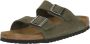 Birkenstock Arizona VL Platte Sandalen Groen Heren - Thumbnail 3