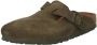 Birkenstock Boston Regular Suede Leather Thyme - Thumbnail 1