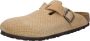Birkenstock Gestoffeerde Suède Mules Beige Dames - Thumbnail 4