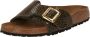 BIRKENSTOCK Slippers Dames Catalina Cushion Buckle Maat: 37 Materiaal: Leatherlook Kleur: Groen - Thumbnail 4