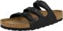 Birkenstock Florida SFB Regular Zwart Slippers Dames Size : - Thumbnail 4