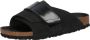 Birkenstock Kyoto Sandalen Zwart Velours Leer Black Dames - Thumbnail 2