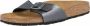 Birkenstock Madrid Dames Slippers Metallic Black Narrow fit | Zwart | Imitatieleer - Thumbnail 7