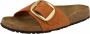 Birkenstock Madrid Nubuck Leather Big Buckle oranje narrow sandalen (1022709) - Thumbnail 5