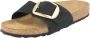 BIRKENSTOCK Slippers Dames Madrid Big Buckle Maat: 35 Materiaal: Nubuck Kleur: Zwart - Thumbnail 7